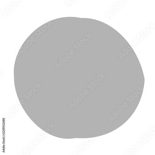 round white round frame
