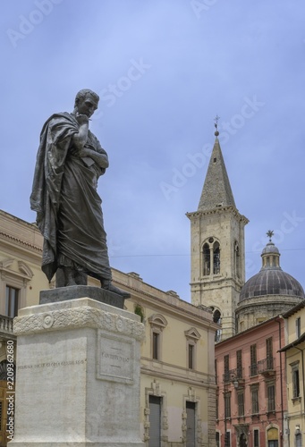 Statue of Ovid, Sulmona, Province of L'Aquila, Italy