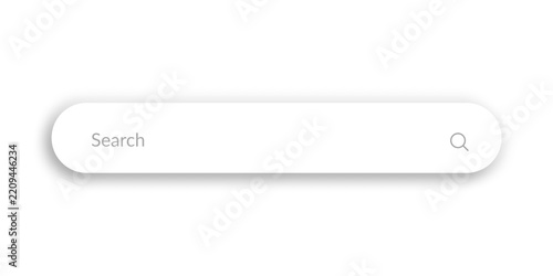 Modern Web Search Bar Input Field Vector Set with UI Buttons for Website Browser Navigation, App Interface Design, and Search Engine Queries isolated on transparent background png design