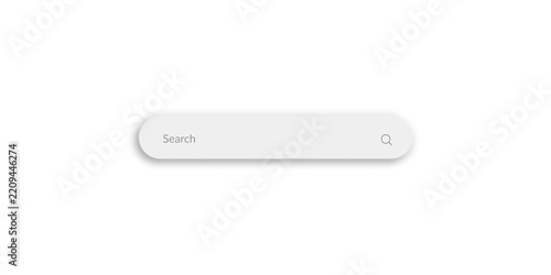 Modern Web Search Bar Input Field Vector Set with UI Buttons for Website Browser Navigation, App Interface Design, and Search Engine Queries isolated on transparent background png design