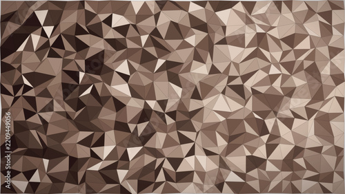 Neutral sepia geometric background with tan and mocha triangles for earthy interior branding.