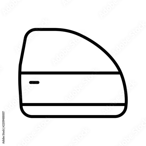 Minimalist automobile icon set featuring outline and solid black car side view symbols isolated on a white background. Suitable for transportation, vehicles, automotive services, travel, parking, navi