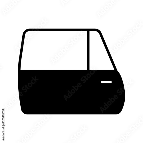 Minimalist automobile icon set featuring outline and solid black car side view symbols isolated on a white background. Suitable for transportation, vehicles, automotive services, travel, parking, navi