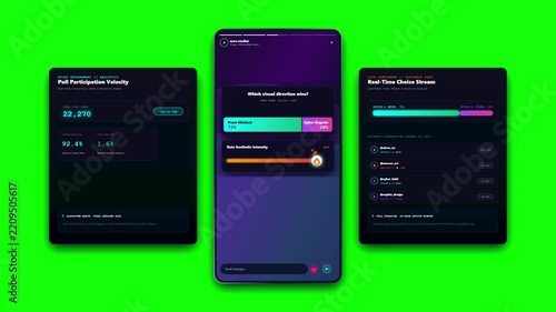 Digital Financial Analytics Interface Displaying Real Time Asset Performance Metrics and Trading Dashboard Data on Mobile and Desktop Screens