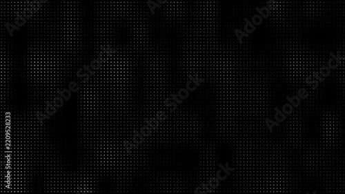 Vintage Monochrome Halftone Texture with Fine Dots and Abstract Light Pattern