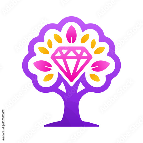 Money Tree Wealth Investment Growth Icon