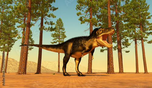 Tyrannosaurus Dinosaur Roar - Tyrannosaurus Rex was a carnivorous theropod dinosaur that lived in the Cretaceous Period of North America.