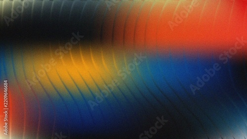Abstract background with vibrant gradient colors and subtle curved lines with a grainy texture