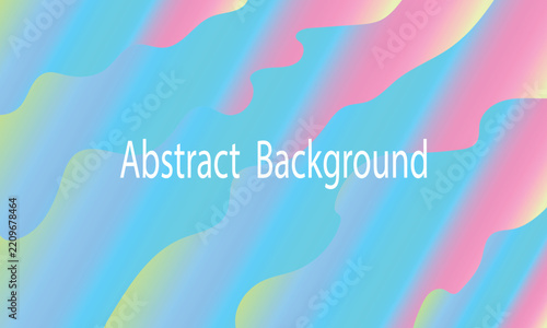 Modern Abstract Fluid Liquid Wavy Pastel Gradient Background Vector Illustration