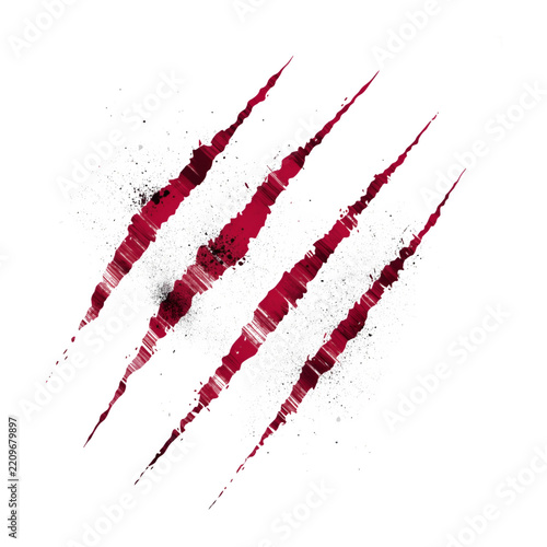 Set of Red Ink Splashes and Grunge Splatters with Paint Stains, Brush Strokes and Watercolor Texture for Banners, Frames, Patterns and Decorative Design