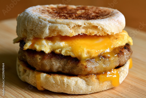 Sausage and egg muffin generative AI