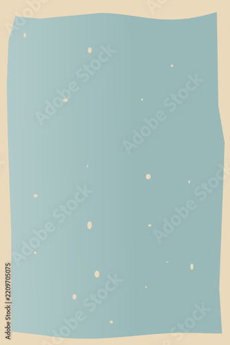 Minimalist Pastel Blue Organic Shape Frame Background