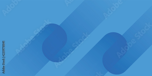 Modern abstract blue background with glowing geometric lines. Blue gradient circle shape design. Futuristic technology concept.