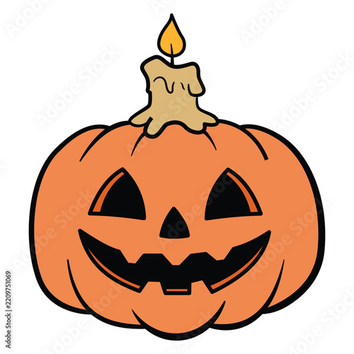 halloween pumpkin expresion face spooky