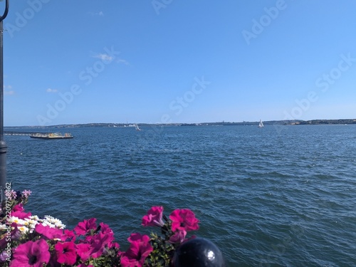 view of the sea from the sea