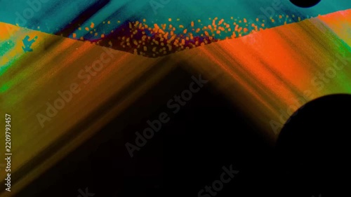 Vibrant Video with Punch Hole and Energetic Visual Motion