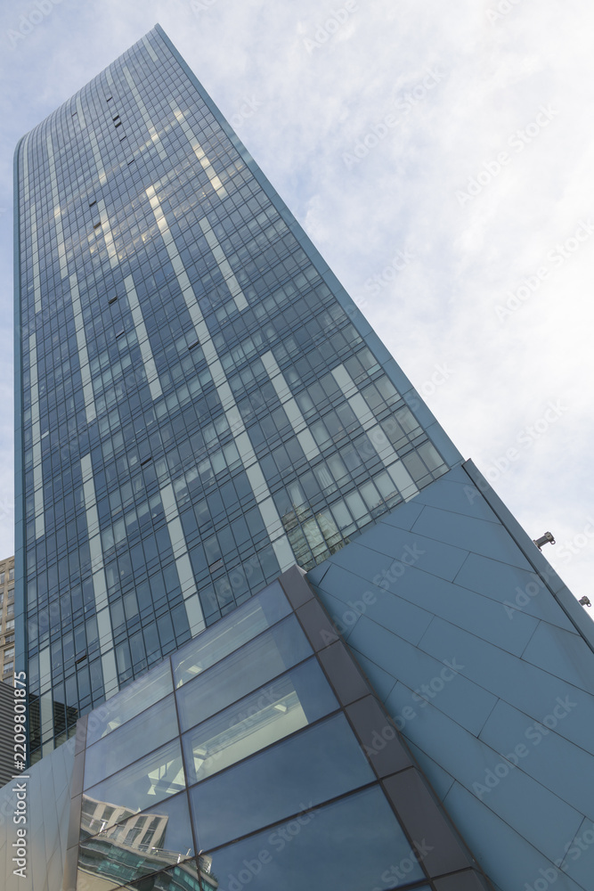 Obraz premium The L Tower designed by Daniel Libeskind and developed by Cityzen Development Group, completed in 2015, located at 8 The Esplanade in the St Lawrence-East Bayfront area of Toronto