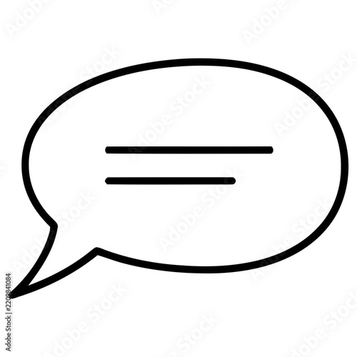 Speech bubble icon