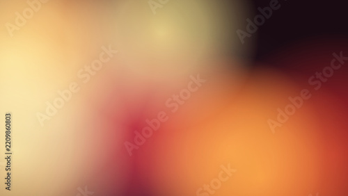 Warm vintage bokeh lights backdrop with yellow and orange circular patterns.