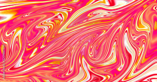 abstract colorful liquid bubble gum background with swirls