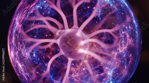 Abstract electrical plasma sphere energy science