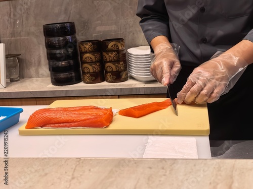 chef preparing food