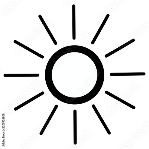 Sun icon