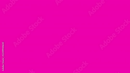 Bold green number words counting from one to ten on pink background
