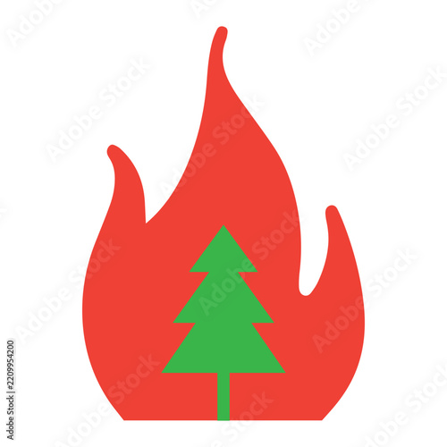 Forest Fire Icon