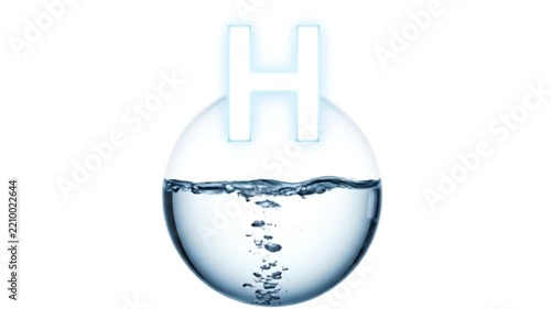 Hydrogen Fuel Cell Concept.