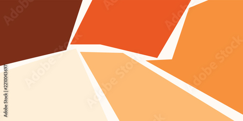 Abstract geometric pattern with warm earthy tones and dynamic shapes.