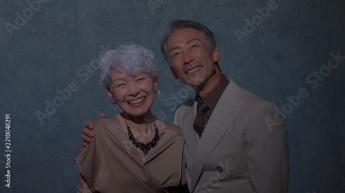 シニア夫婦　ポートレート
