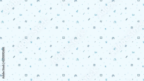 Clinical Blue Medical Seamless Motion Loop 4K Background