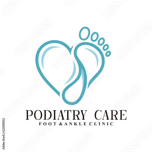 Podiatrist Premium Vector Logo