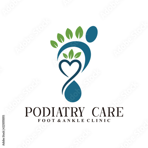 Podiatrist Premium Vector Logo