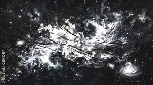 water splash on black background