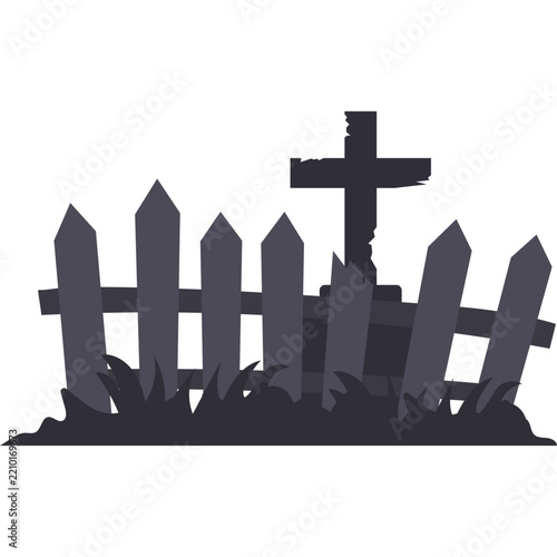 Spooky Fence Halloween