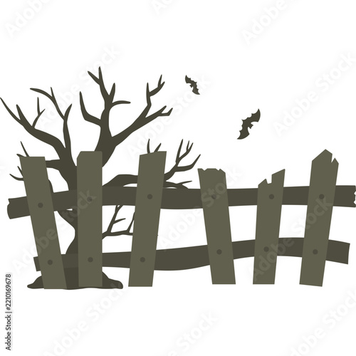 Spooky Fence Halloween