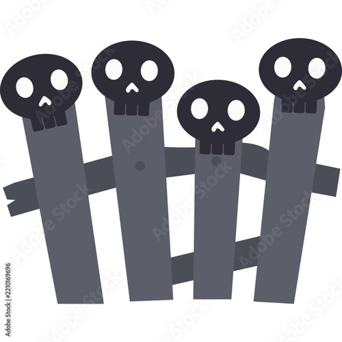 Spooky Fence Halloween