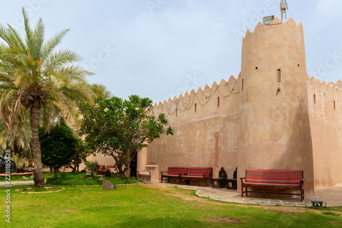 Fotografie Stone fortress in Heritage Village in Abu Dhabi, an open-air ethnographic museum