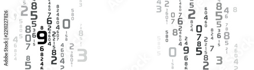 abstract background with numbers