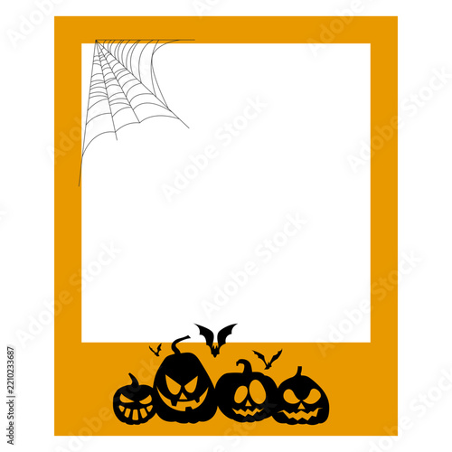 Halloween Polaroid Photo Frame