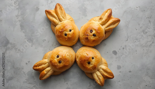 St. Nicholas Day Europe weckmann. baked traditional german pastery.