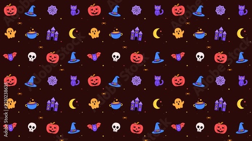 Halloween Theme spooky halloween themed looping background animation