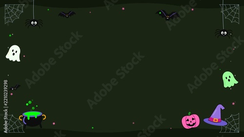 Halloween Theme spooky halloween themed looping background animation