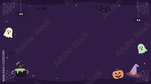 Hallowen background abstract celebration looping background animation