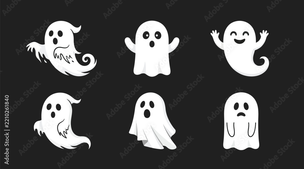 Fototapeta premium set of halloween icons