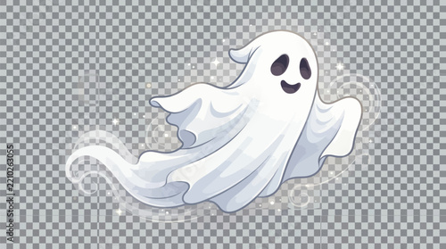 vector illustration of a ghost