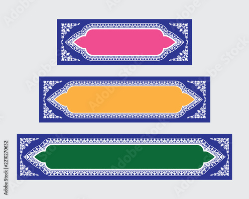 frame kbach khmer border corner art ornament