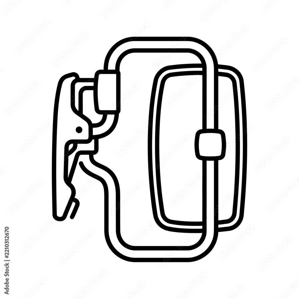 Fototapeta premium Abstract Line Art of a Mechanical Object